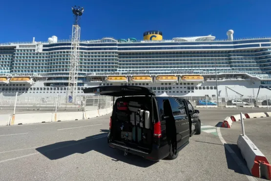 navette ports et plages french riviera van